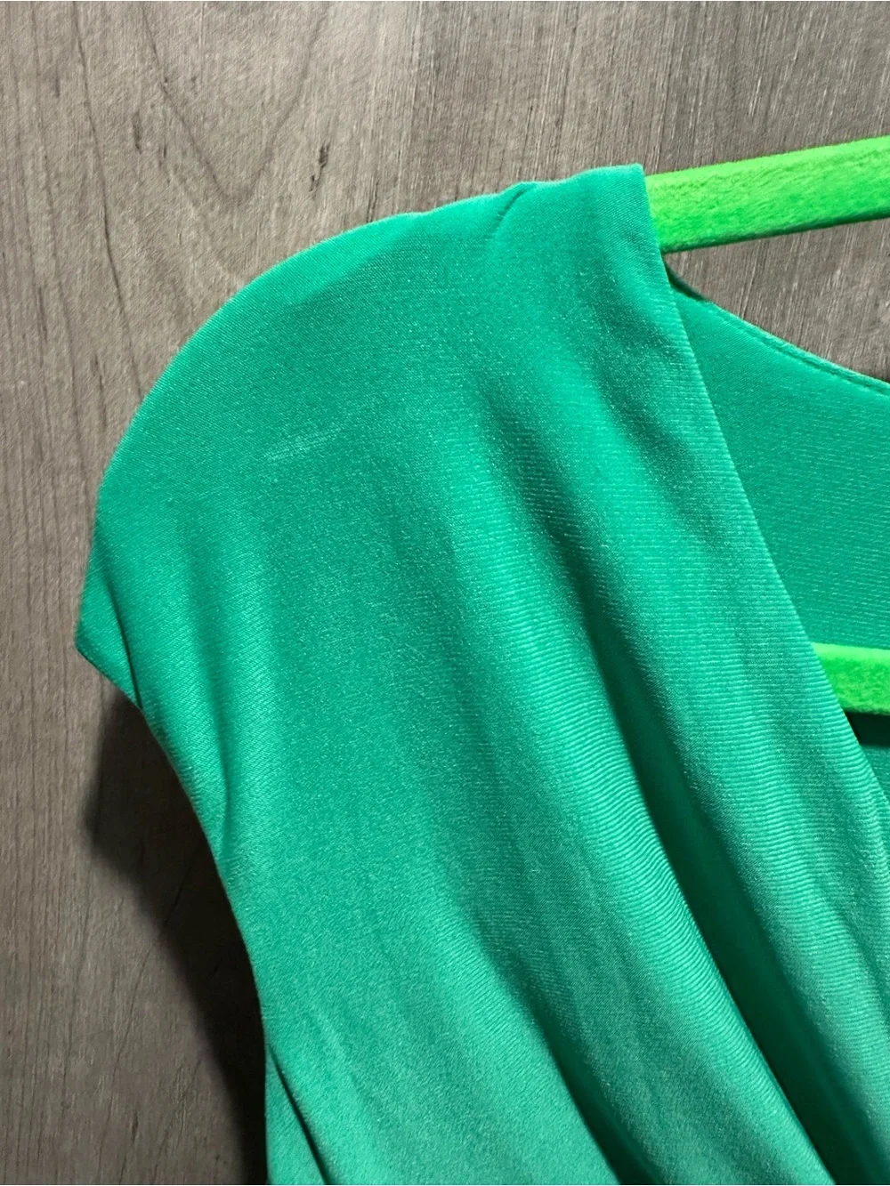 Lauren Ralph Lauren Green Ruched Dress Size 8